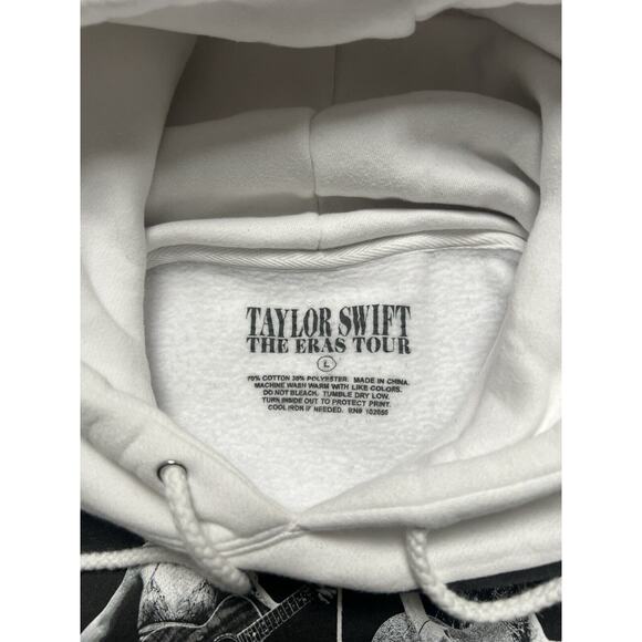 Taylor Swift Eras Tour Hoodie White Size L EUC‎ - Picture 4 of 8